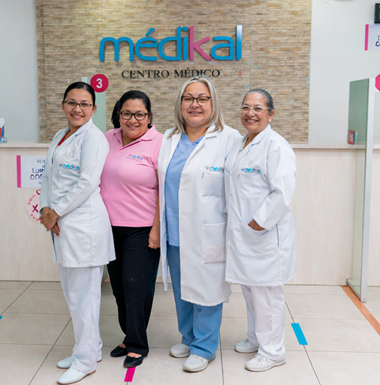 Equipo de atención de Médikal